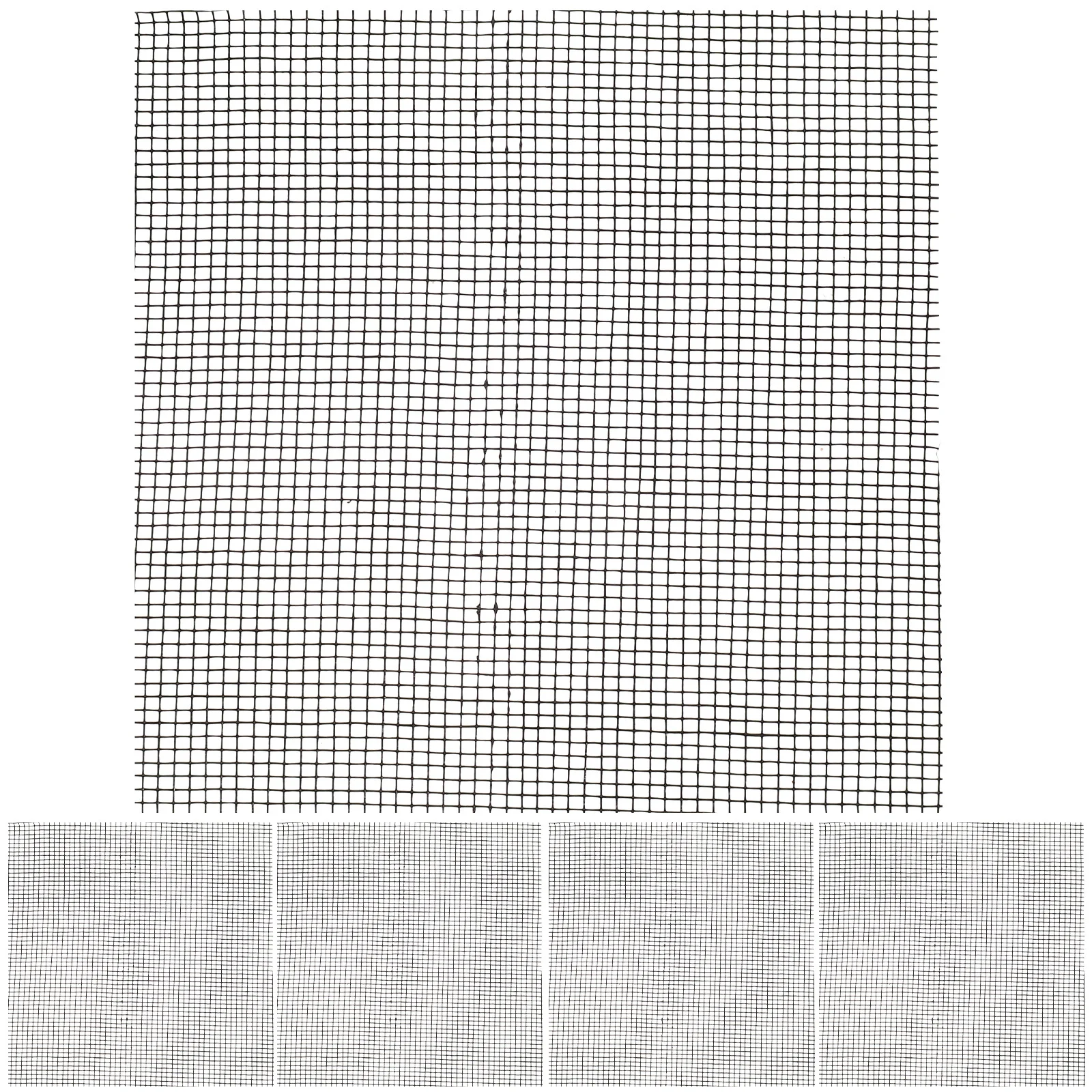 

50pcs Square Flower Pot Hole Mesh Mat Breathable Drainage Gasket For Plant Pot Bottom Garden Flowerpot Pad Succulent Bonsai Mesh