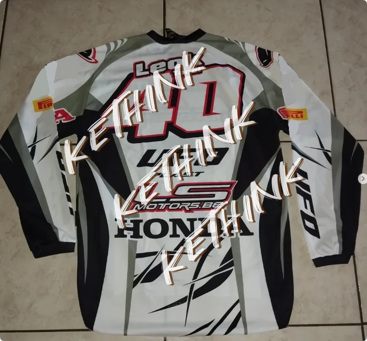 

Quick Dry Honda Motorcycle Jersey, Long Sleeve Breathable Riding Shirt Y2K Dirt Bike and Mountain Racing, Comfortable Daily Gear