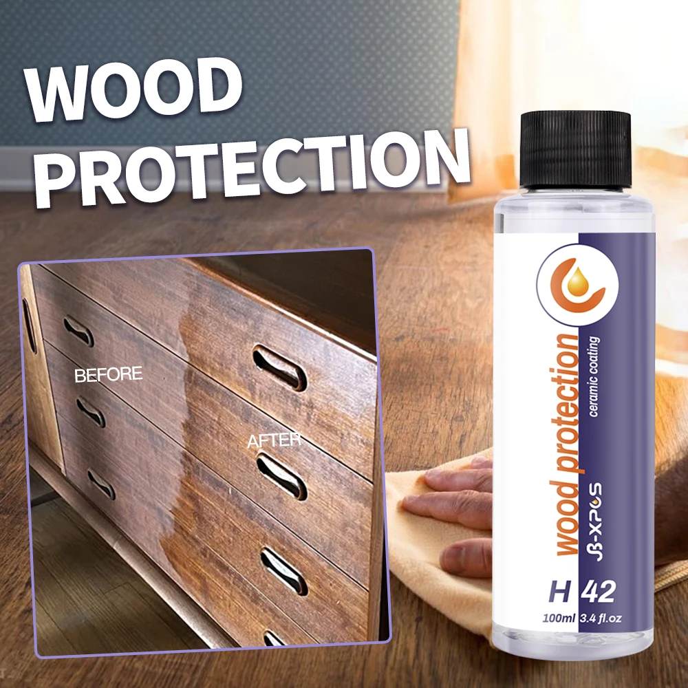 Wood Care Wa'x Furniture Polishing More Shine & Protects For Cabinets Chairs Tables Any Woodwork Crystal Coating JB-XPCS H42