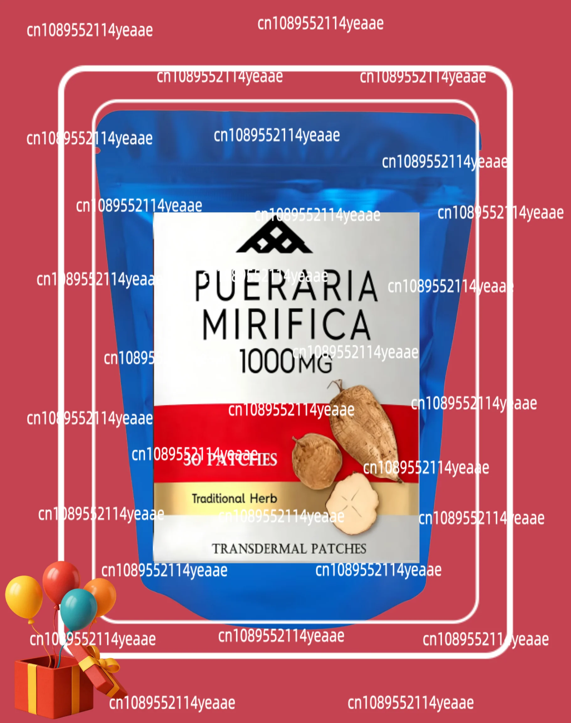 Pueraria Mirifica Transdermal Patches Support Women's Wellness Naturally, Immune System & Energy 30 Patches