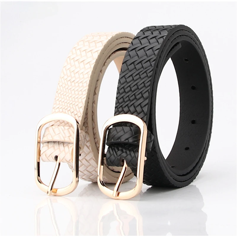 

Designer Fashion Simple Metal Buckle Belt for New Luxury Suit Jeans Clothing Decoration Belts 105*2.4cm