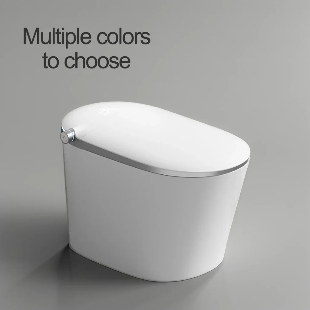 Luxury Automatic Floor Mounted Intelligent Smart Toilet with Remote for Bathroom