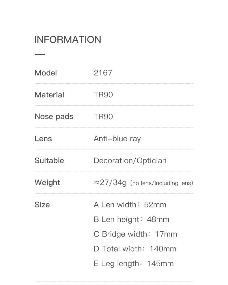 VCKA Cat Eye Myopie Brillengestell Mode Frauen Anti Blaues Licht Rezept Verfärbung Computer Brillen -0,50 BIS -10 – Detail 8