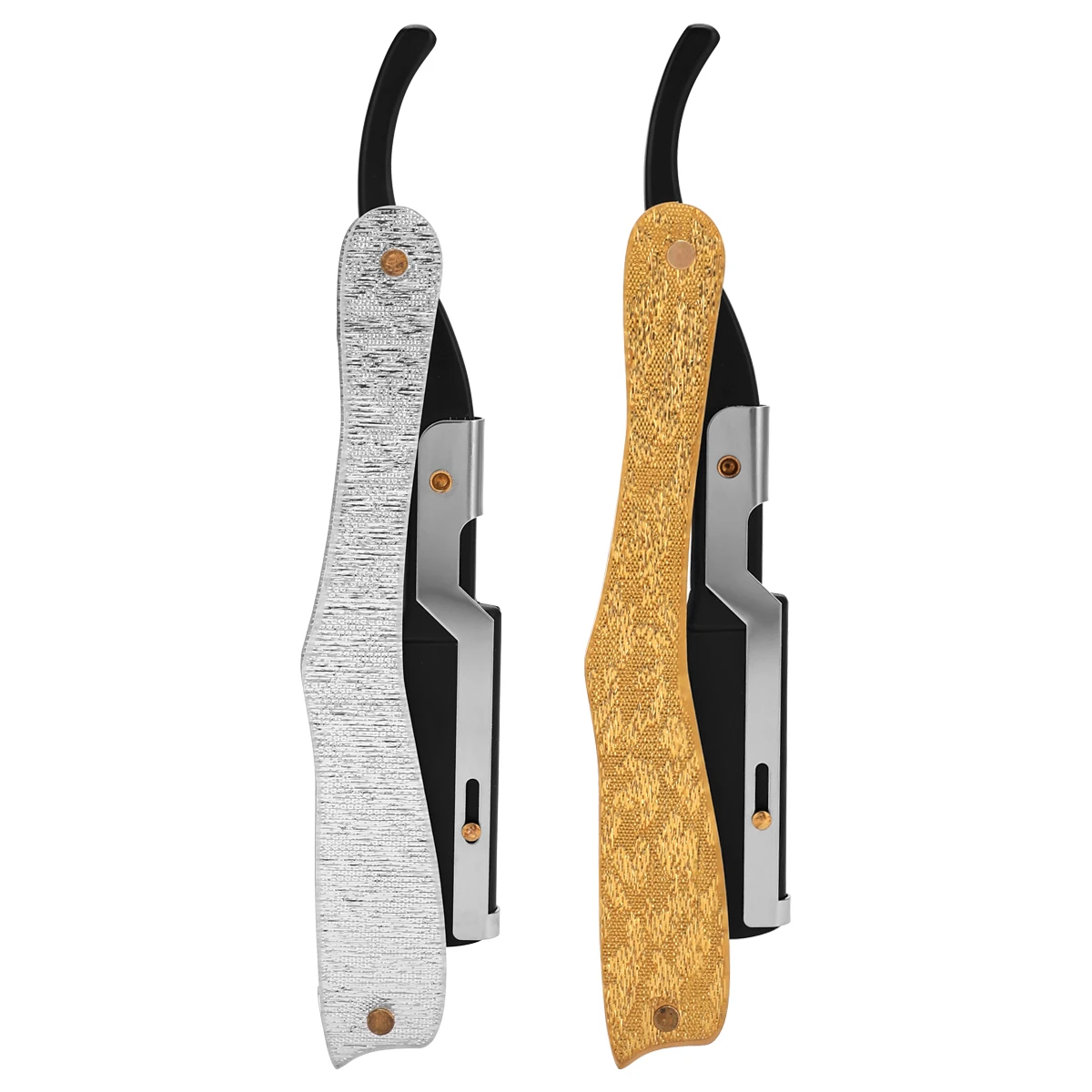 Foldable Hair Beard Blade Barber Straight Razor For Shaving Men Manual Face Care Beard Styling Contouring Clean Tool