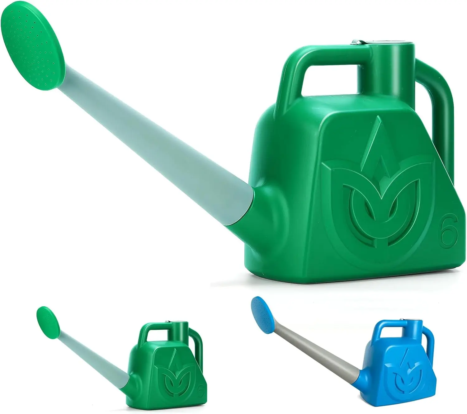 

Большая лейка на 1,5 галлона со съемной насадкой, легкая садовая лейка для полива растений, для использования на улице и в помещении