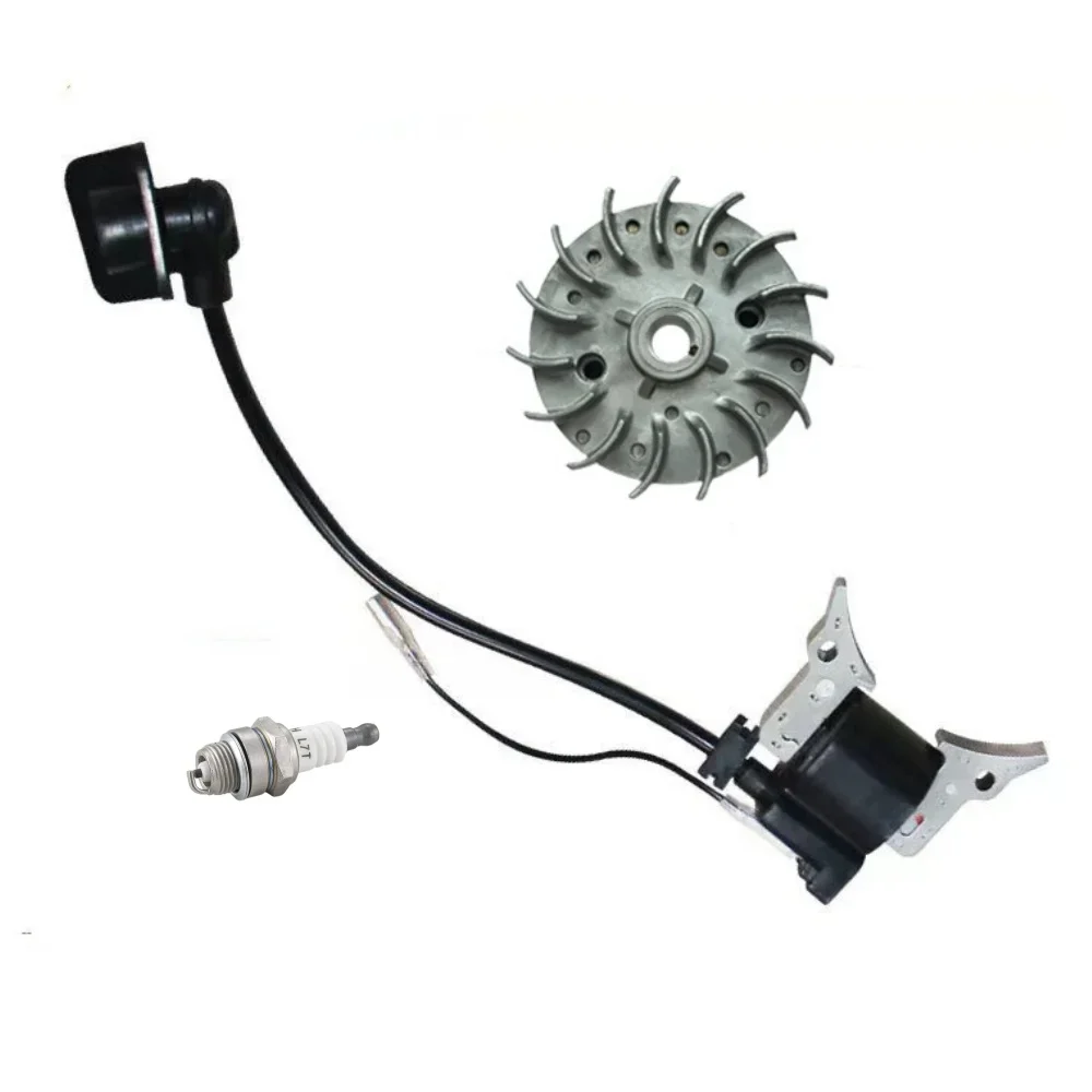 

Flywheel Ignition Coil Spark Plug Kit For 328 Brush Cutter Parts