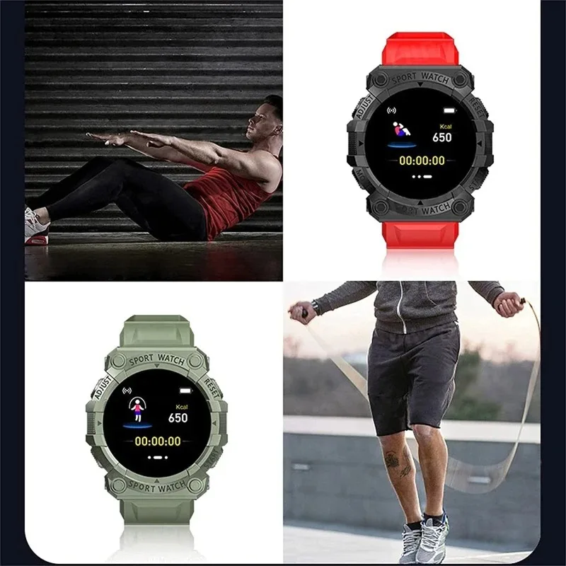 Smart Watch Fitness Bracelet Sport Pedometer Control Music BT Connection Clock Alarm Weather Message Smartwatch FD68S Y56