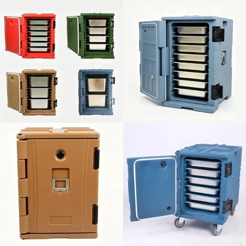 90L thermal insulation food heating box front type hot box commercial catering distribution transportation cabinet GN box