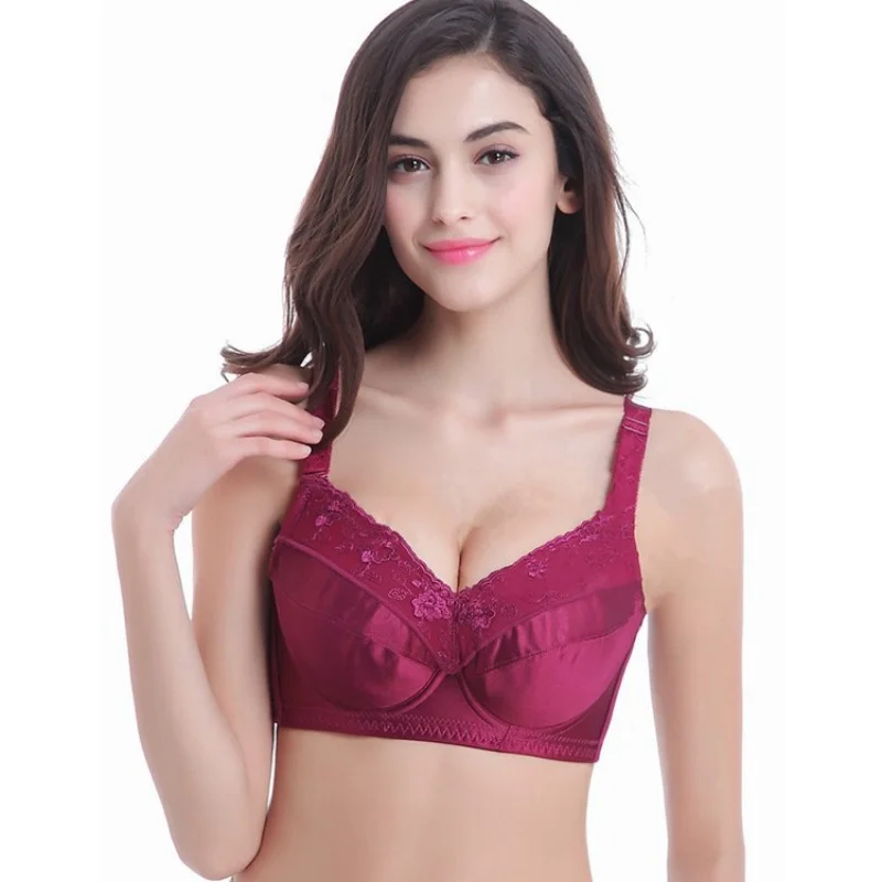 New Arrival Sexy Lingeries Women Bras Plus Size 110EFGH Super Large Cups Breathable Bow Lady\'s Underwear
