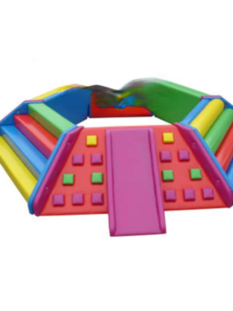 Hexagonal Ball Pool Game Combination Slide Indoor Amusement Equipment Software Crawling