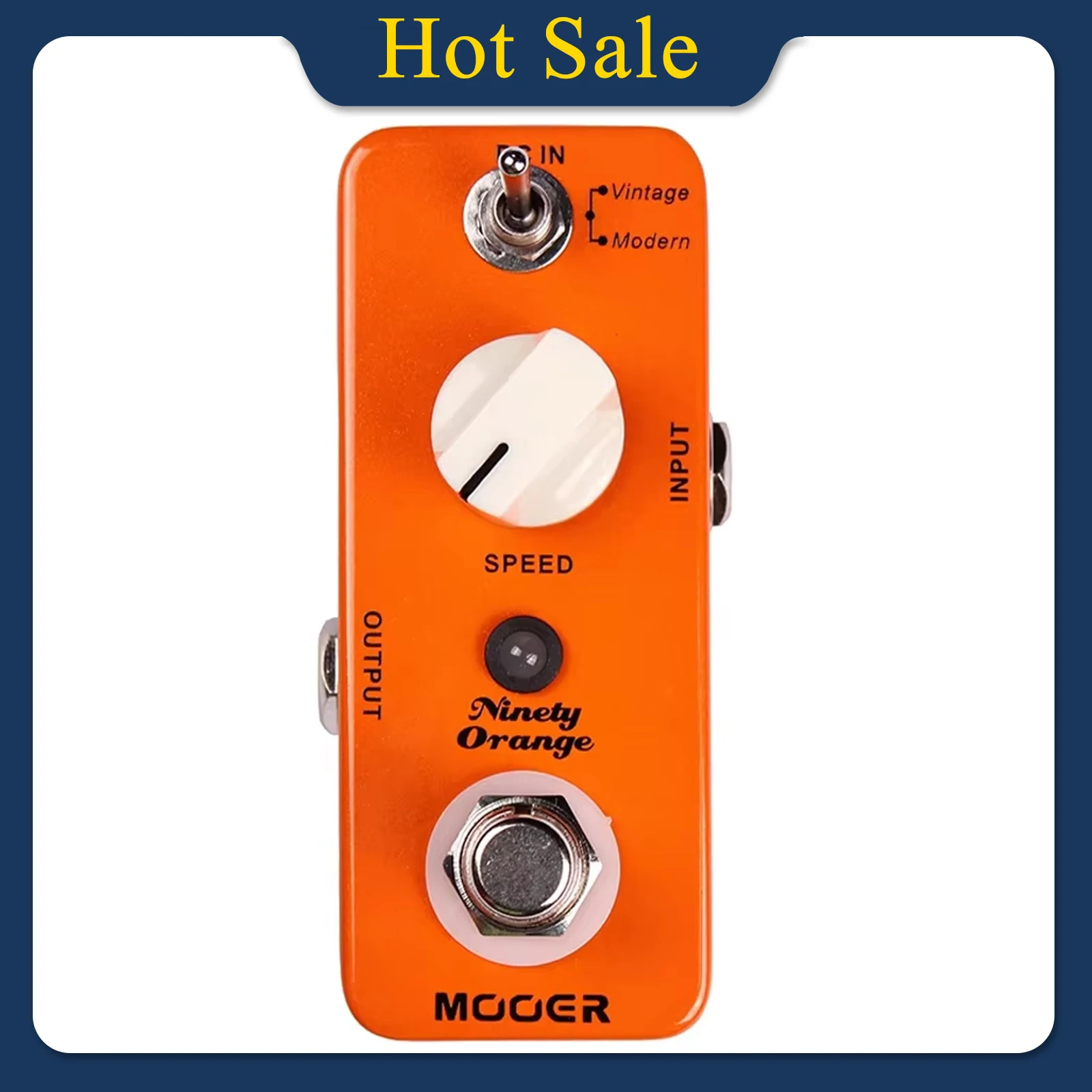 MOOER Ninety Orange Guitar Effect Pedal Phaser Effector Full Analog Circuit Vintage Modern Modes True Bypass Guitar Accessories
