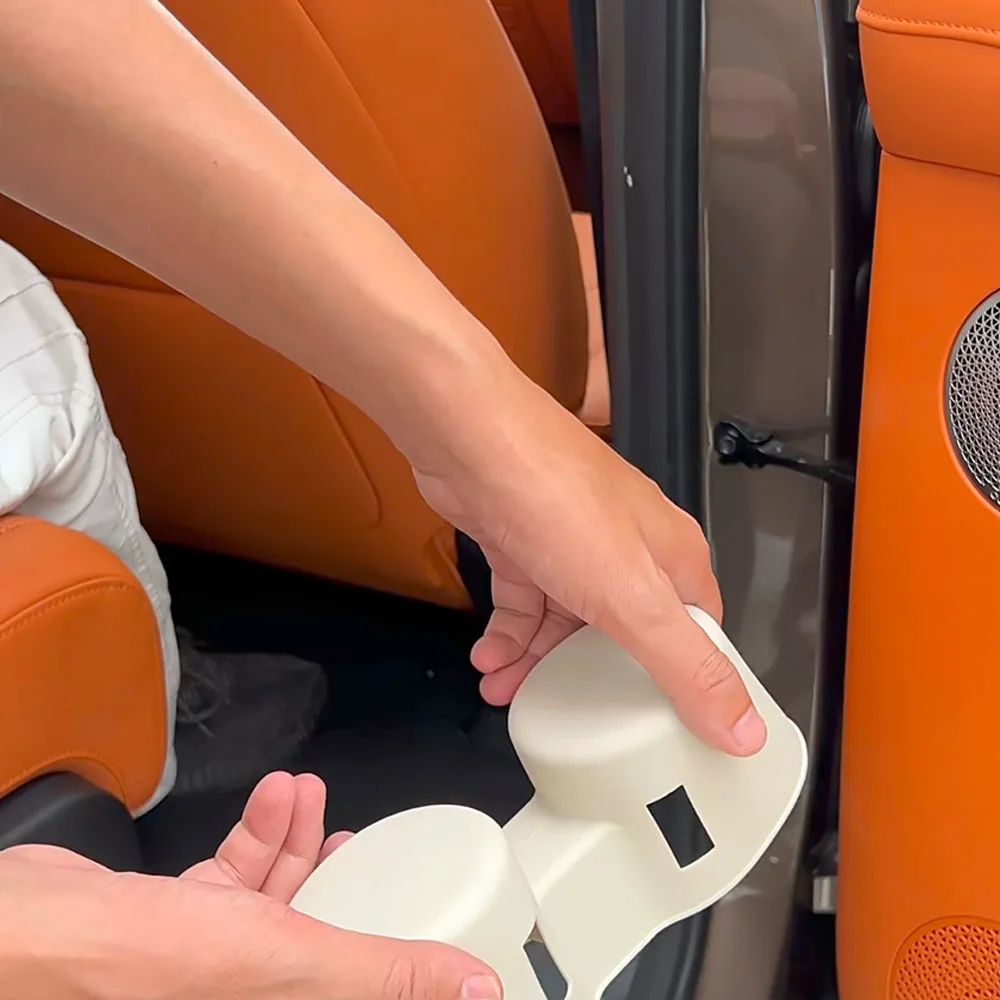 Rear 2nd & 3rd Row Cup Holder Mat For GWM Haval H10 2026 Food‑Grade Silicone Shock‑Absorbing Anti‑Dirt Interior Accessories