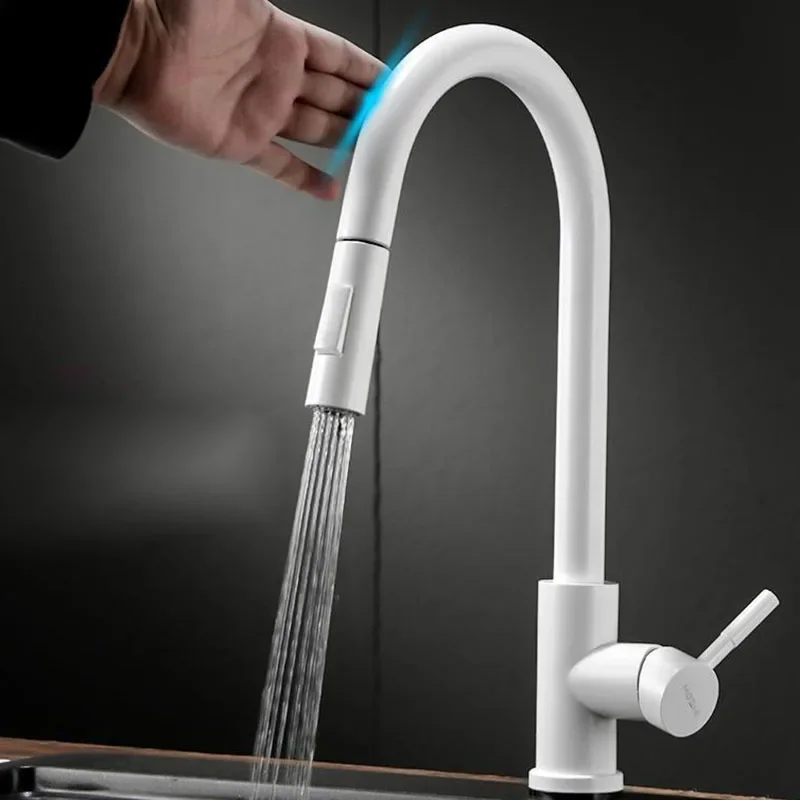 GEGVE Smart Touch Removable Faucet Stainlesss Steel Induction Sensor Pull-out Faucets Cooking iron for the kitchen Water Hydrant