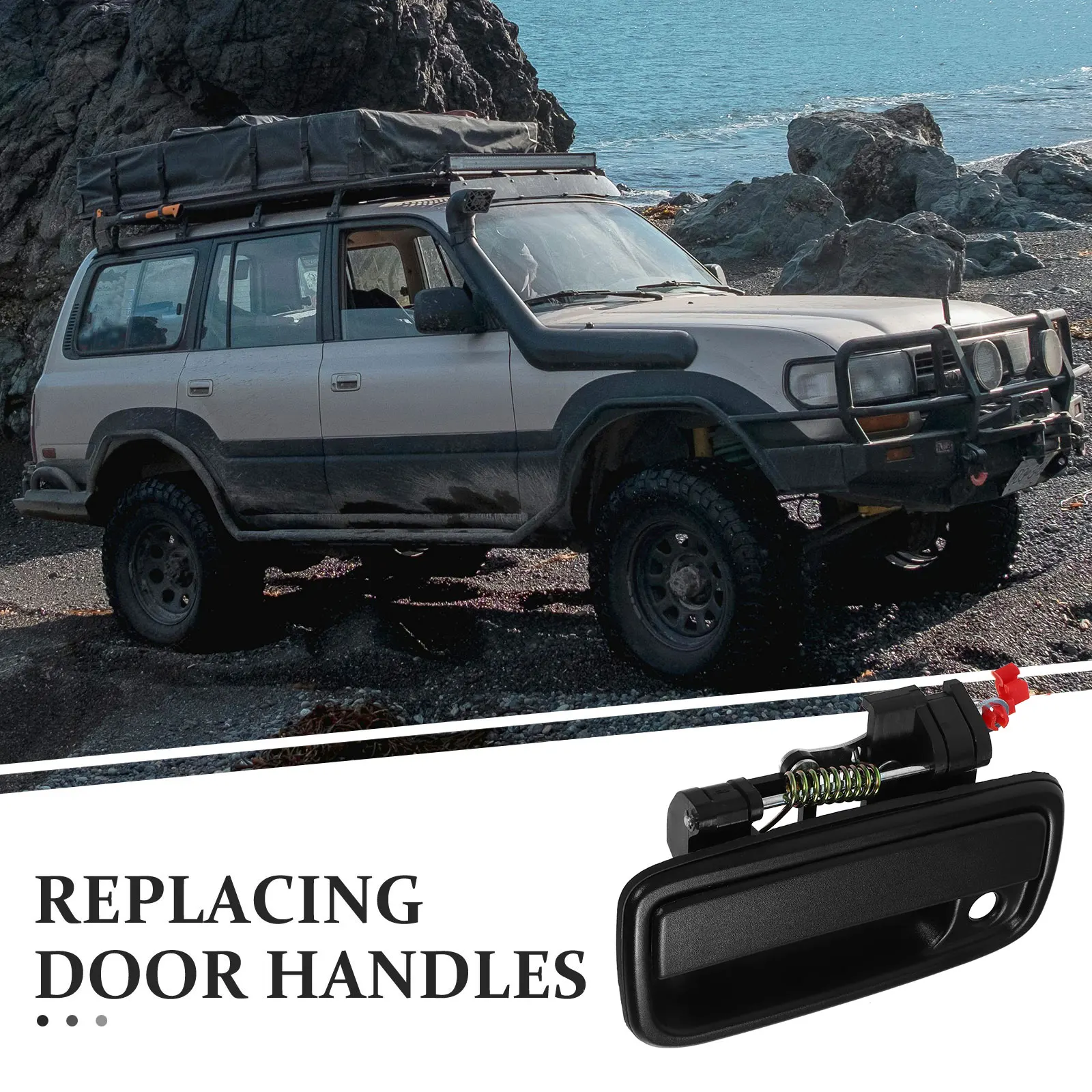 

Car Door Handle Interior Replacement For 1995-2004 Models Durable Abs Stainless Steel Easy Install Sleek Design Auto Interior