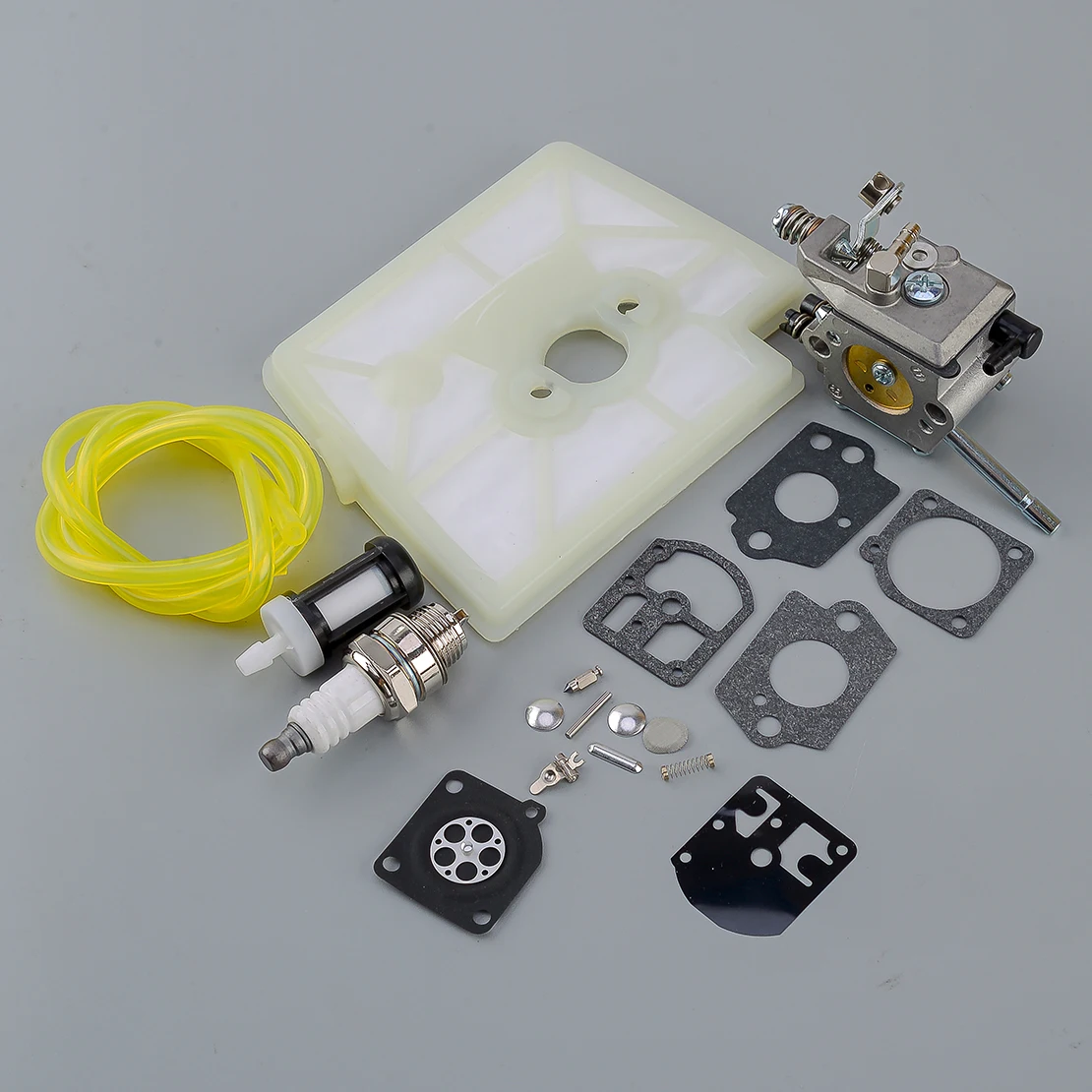 Imagem -02 - Carburador Air Filter Spark Gaskets Line Kits C1551 Fit para Stihl Fs160 Fs180 Fs220 Fs280 Fs290 Trimmer Zama Conjunto