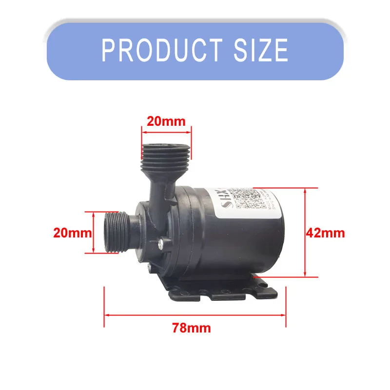 Mini DC12V or DC24V Brushless Motor Submersible Aquarium Water Pump Pond Fountain For Fish Tank Garden Ultra Quiet Water Pump