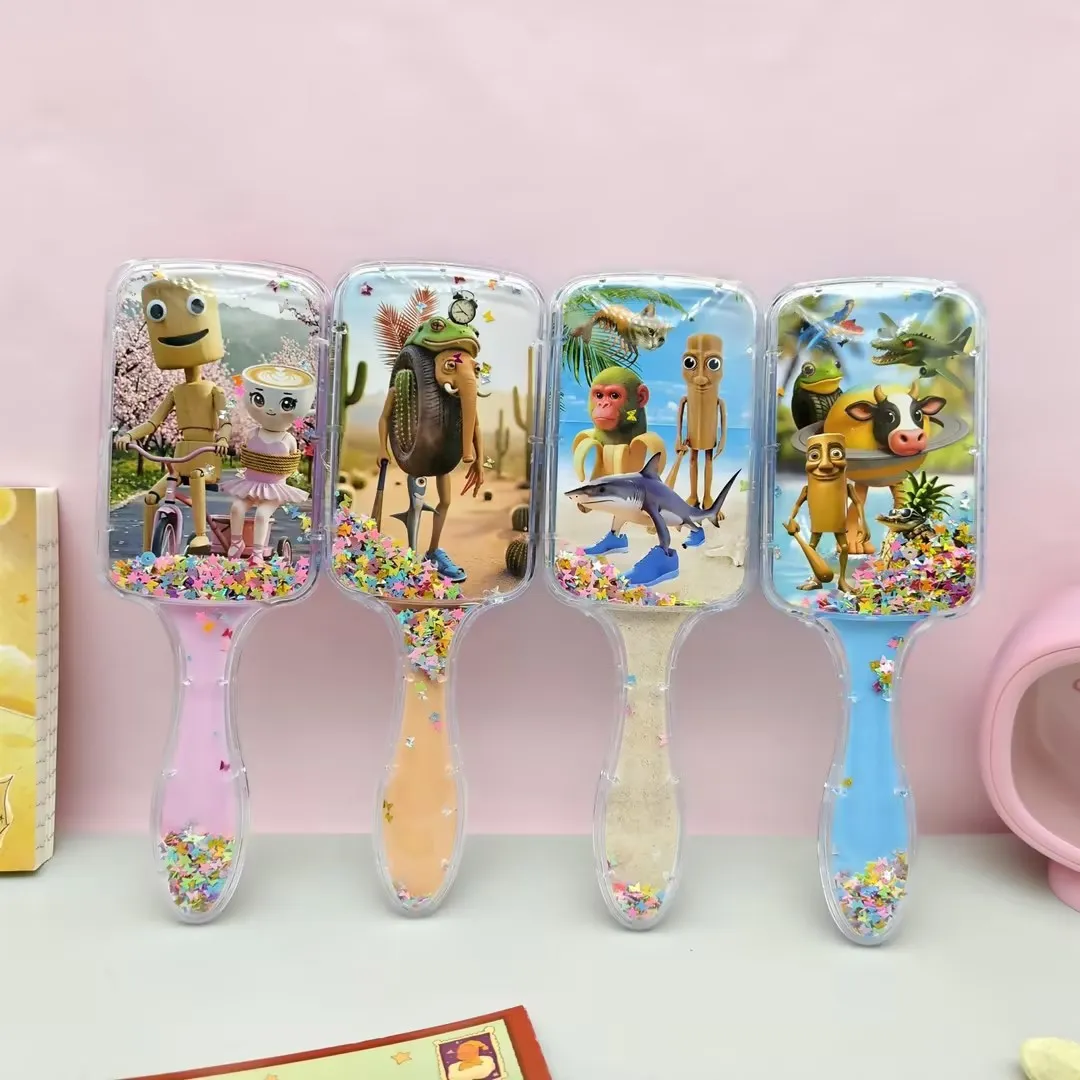 

New Comb talian Brainrot Series Air Cushion Massage Comb Anime Peripheral Student Comb Girl Birthday Gift