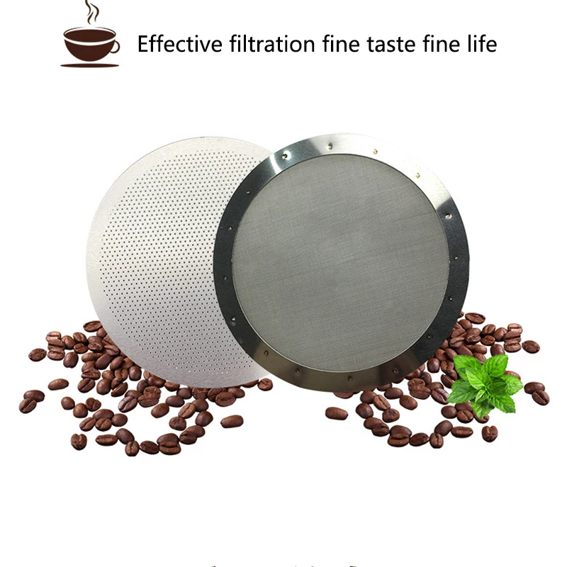 Stainless Steel Disc Metal Ultra Thin Filter For Aeropress Coffee Maker Kitchen Coffee Accessories New