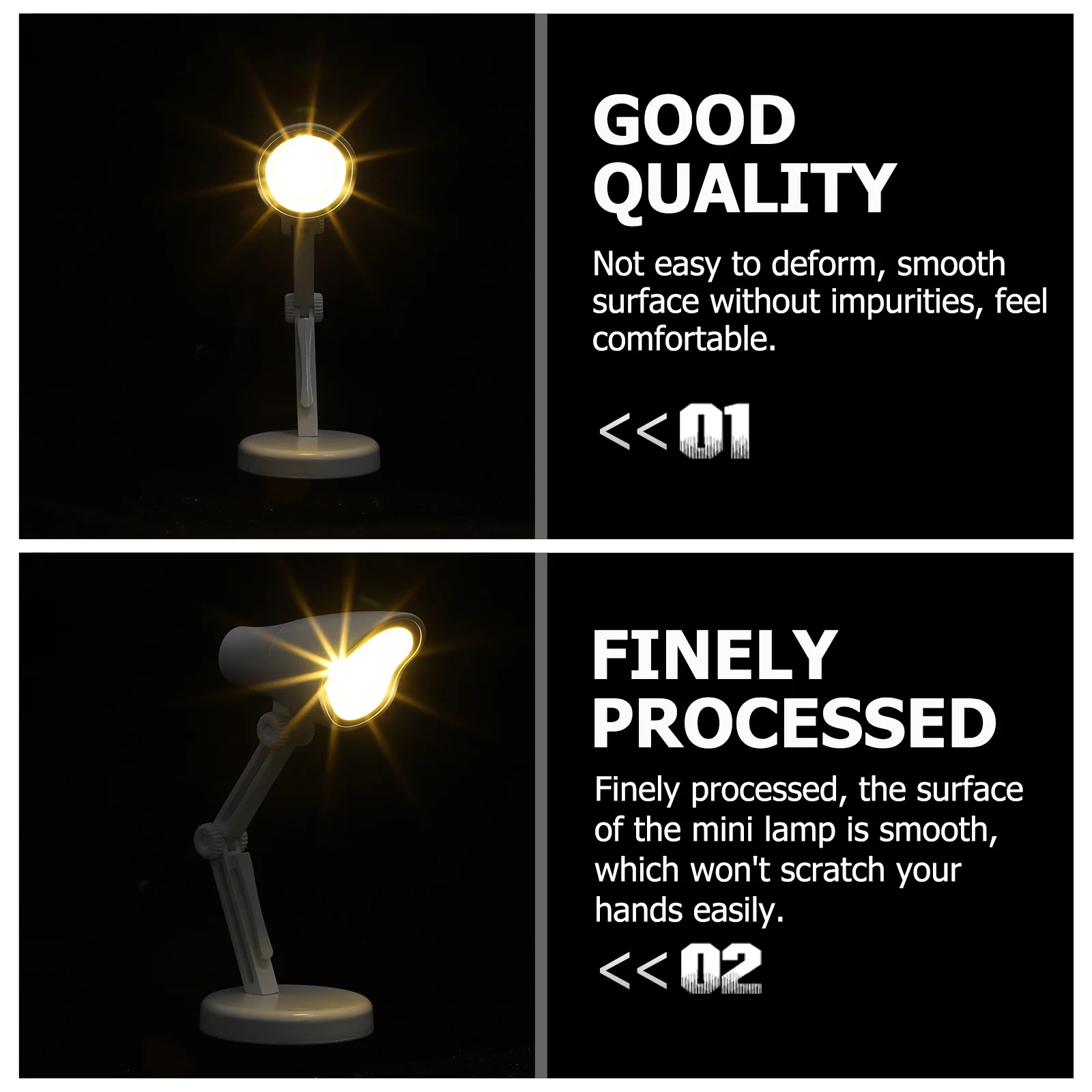 

Mini Book Light Foldable Led Lamp For Night Reading Students Small Reusable Adorable Light Portable Compact Warm Color Desktop