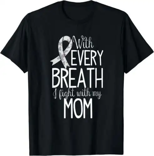 Mom Lung Cancer Awareness T Shirt Women Men Kids T-Shirt