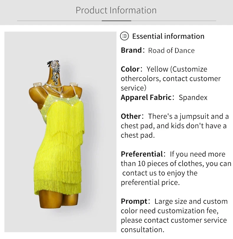 2026 Neues Latein-Tanzkleid für Mädchen, Damen-Tanzkostüm, Samba-Kostüm, formeller Ballroom-Rock für Erwachsene, Tanzkleidung, Bühnen- und Abschlussball-Kurzkleid – Detail 3