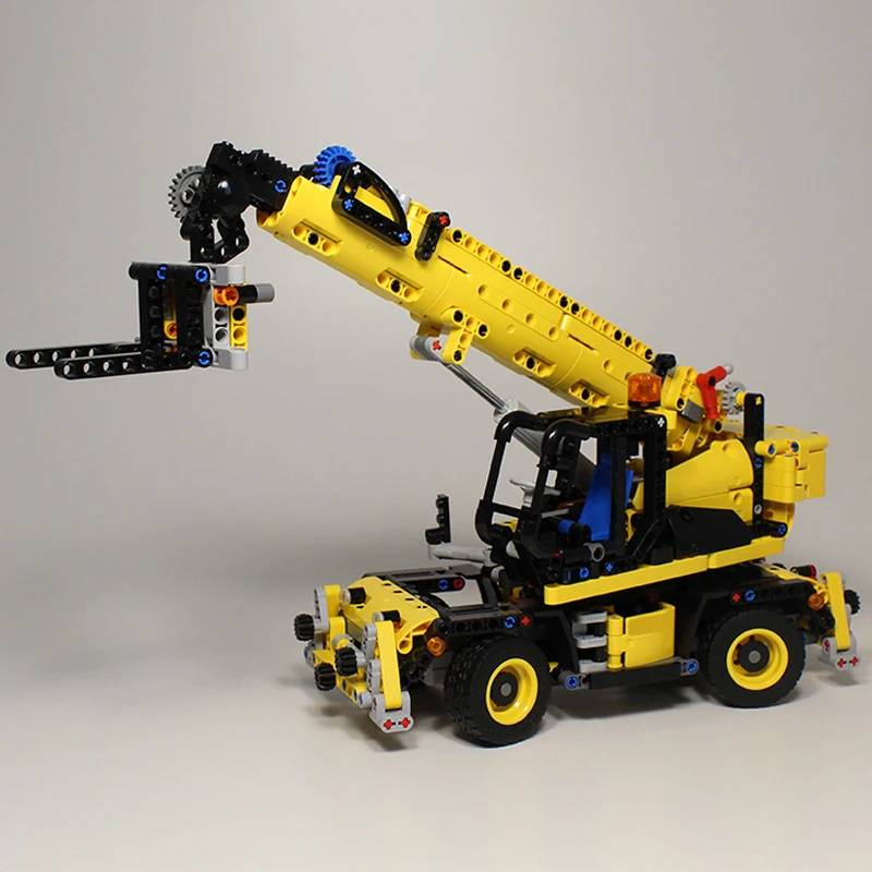 942 قطعة MOC-43871 سلسلة الهندسة الحضرية روتو تليندلر اللبنات الطوب JCB مجموعة لتقوم بها بنفسك شاحنة نقل الاطفال اللعب الهدايا