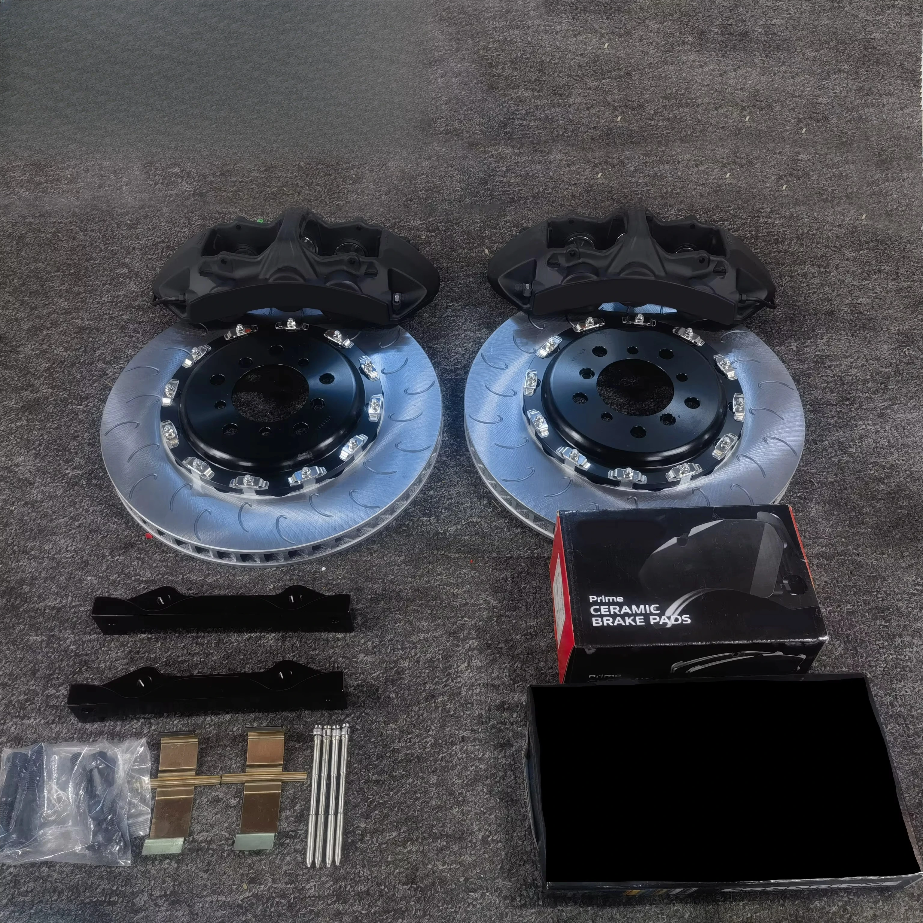

E46 X5 F15 X6 G05 M2 M3 M4 M5 E60 E71 E90 E92 F30 F01 F10 F12 330i 340i High Performance Front Brake Caliper Upgrade Kit