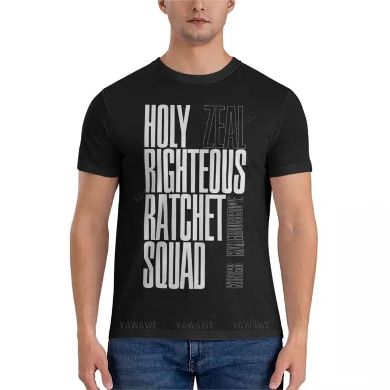 HOLY RIGHTEOUS RATCHET SQUAD - Zeal - Kings Kaleidoscope Graphic T-Shirt mens t shirt tops t shirts for men funny t shirts