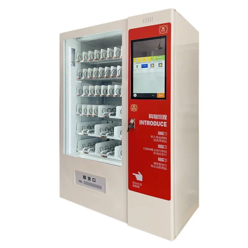 

Small Drink Vending Machine Touch Screen Automatic Commercial Vending Machine For Foods And Drinks