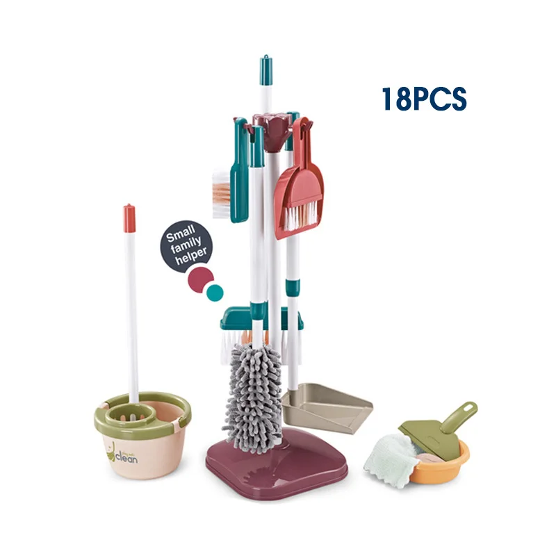 Kids Cleaning Set Children's Educational Simulation Play House Toy Housekeeping Cleaning Toys