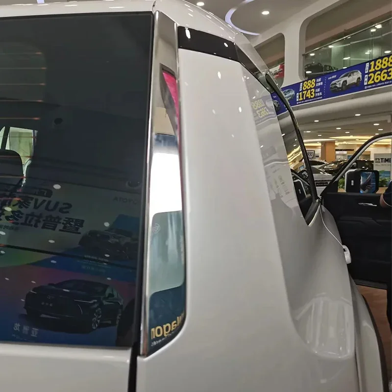 

Чехол для Toyota Land Cruiser 250 Prado LC250 2024 из нержавеющей стали, заднее окно автомобиля, боковое крыло, крыша, спойлер, отделка, Стайлинг автомобиля