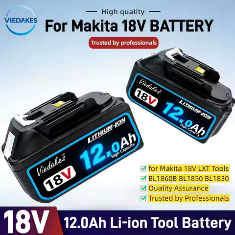 100% original for Makita 18v battery, 18V 8.0Ah/10.0Ah/12.0Ah Rechargeable battery 18650 Lithium-ion battery pack