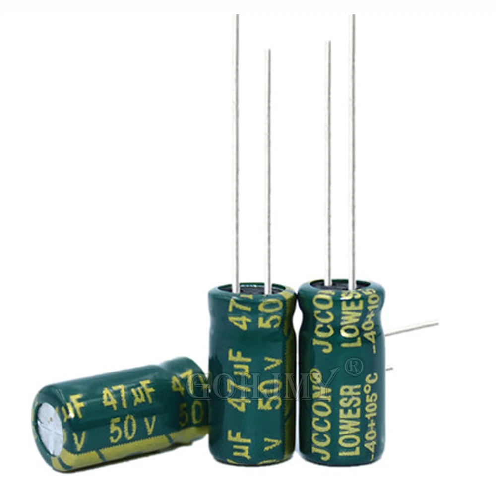 10V 16V 25V 35V 50V 63V 400V High Frequency Low ESR Aluminum Capacitor 100UF 220UF 330UF 470UF 680UF 1000UF 1500UF 2200UF 3300UF