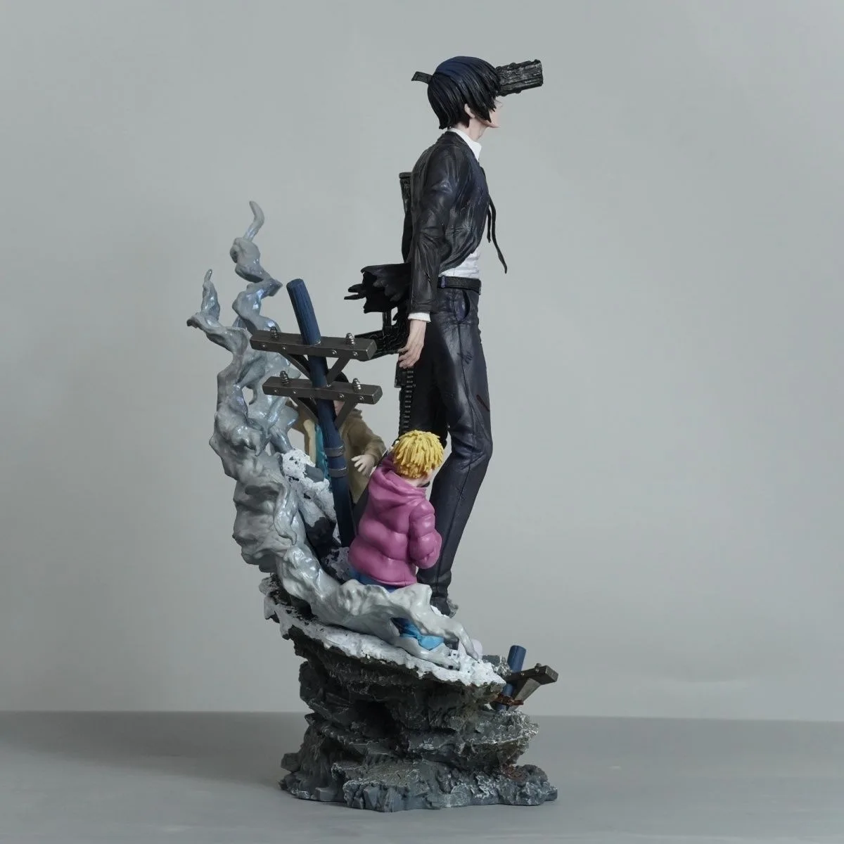 Chainsaw Man Gun Devil Devil Hunter Gk Anime Figure Resin Statue Desktop Decoration Ornament For Anime Fans Collection Gift