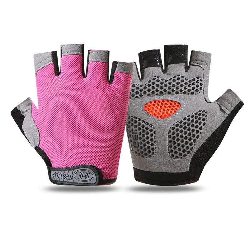 Gewichtheffen Gymhandschoenen Fitnesstraining Vingerloos Dames Heren Bodybuilding Oefening Sporthandschoenen Fietsen Antislip Ademend