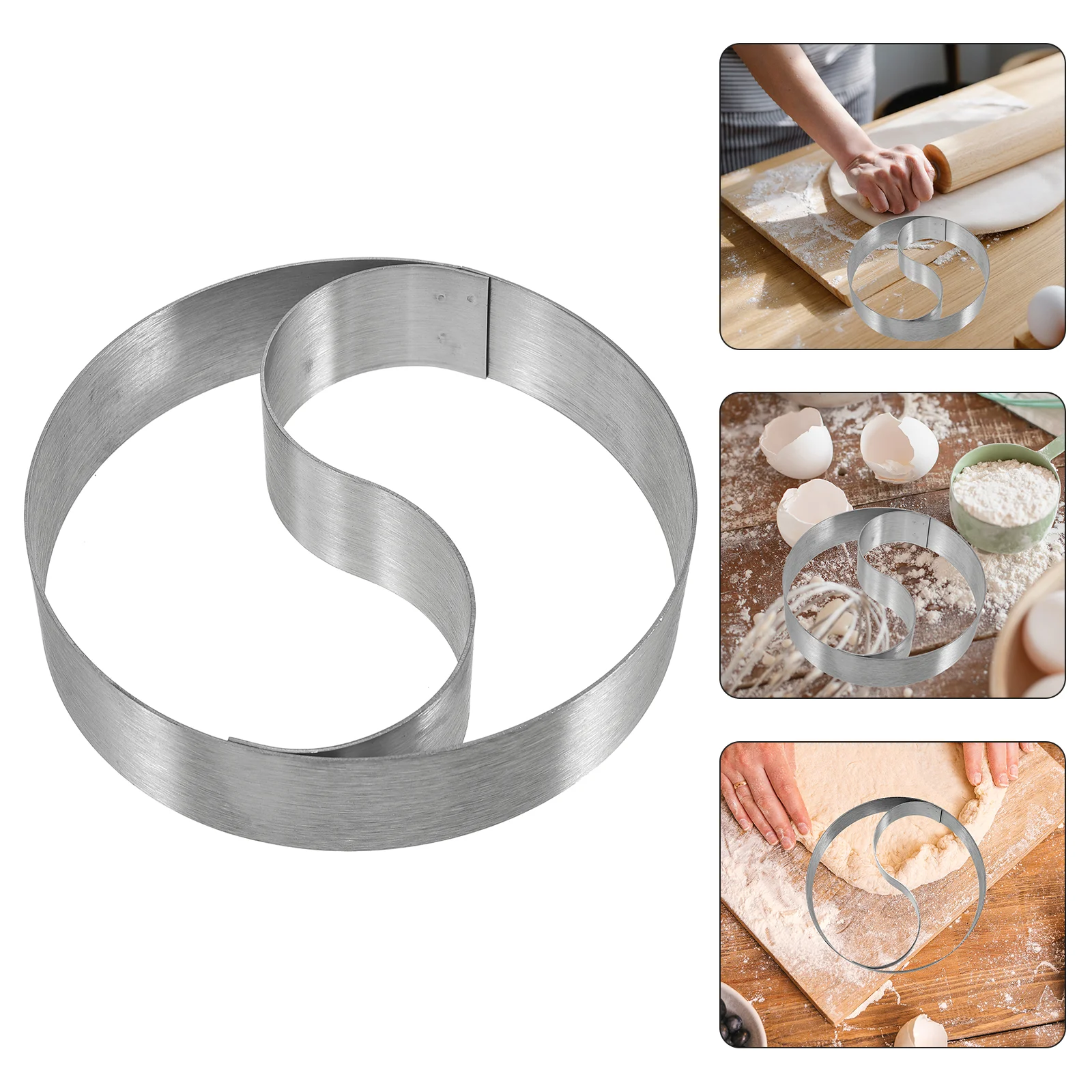

Stainless Steel Rice Ball Mold Bakeware Bread for Baking Molds Accessory Moulds Onigiri Pastry
