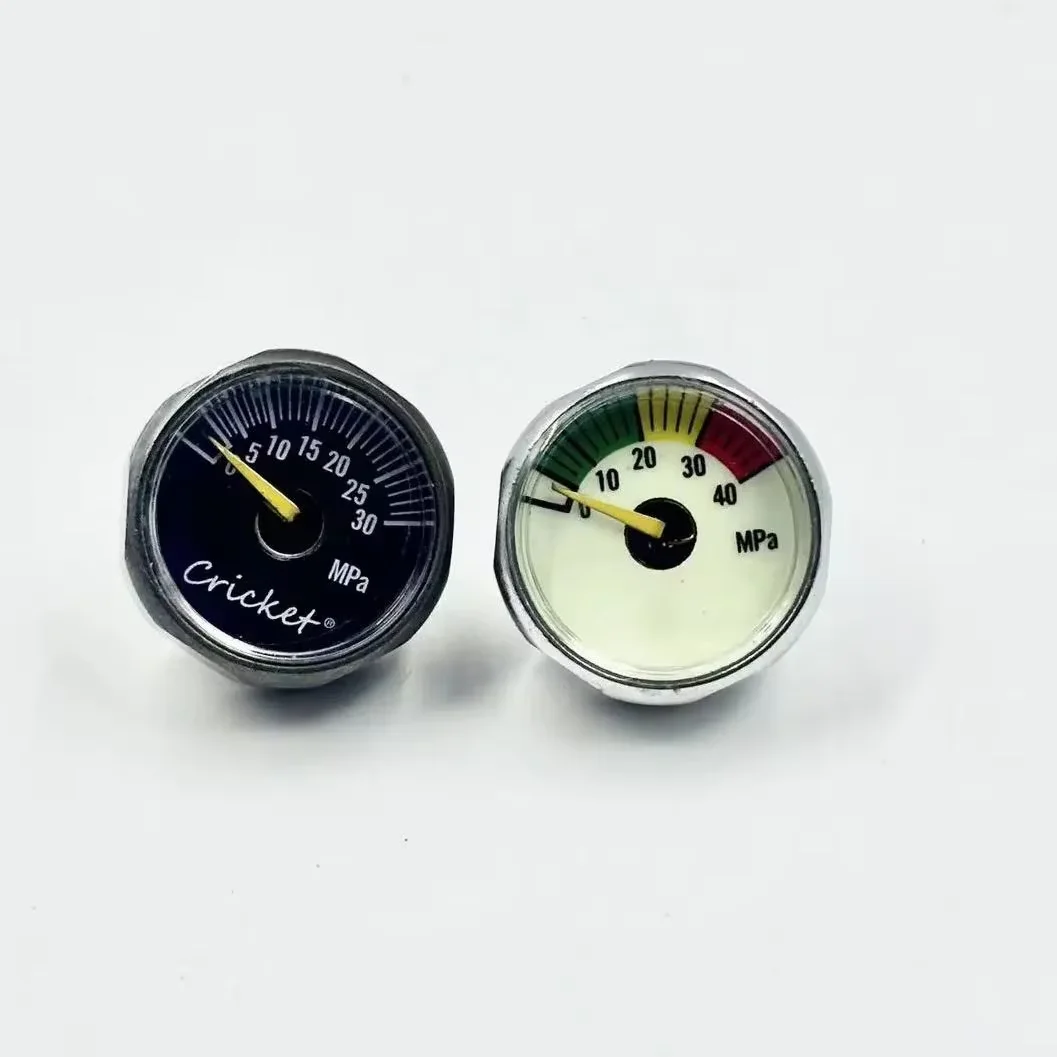 Shan Bao Male Inflatable Aluminum Alloy Pressure Gauge M8, Specification 30mpa 40mpa