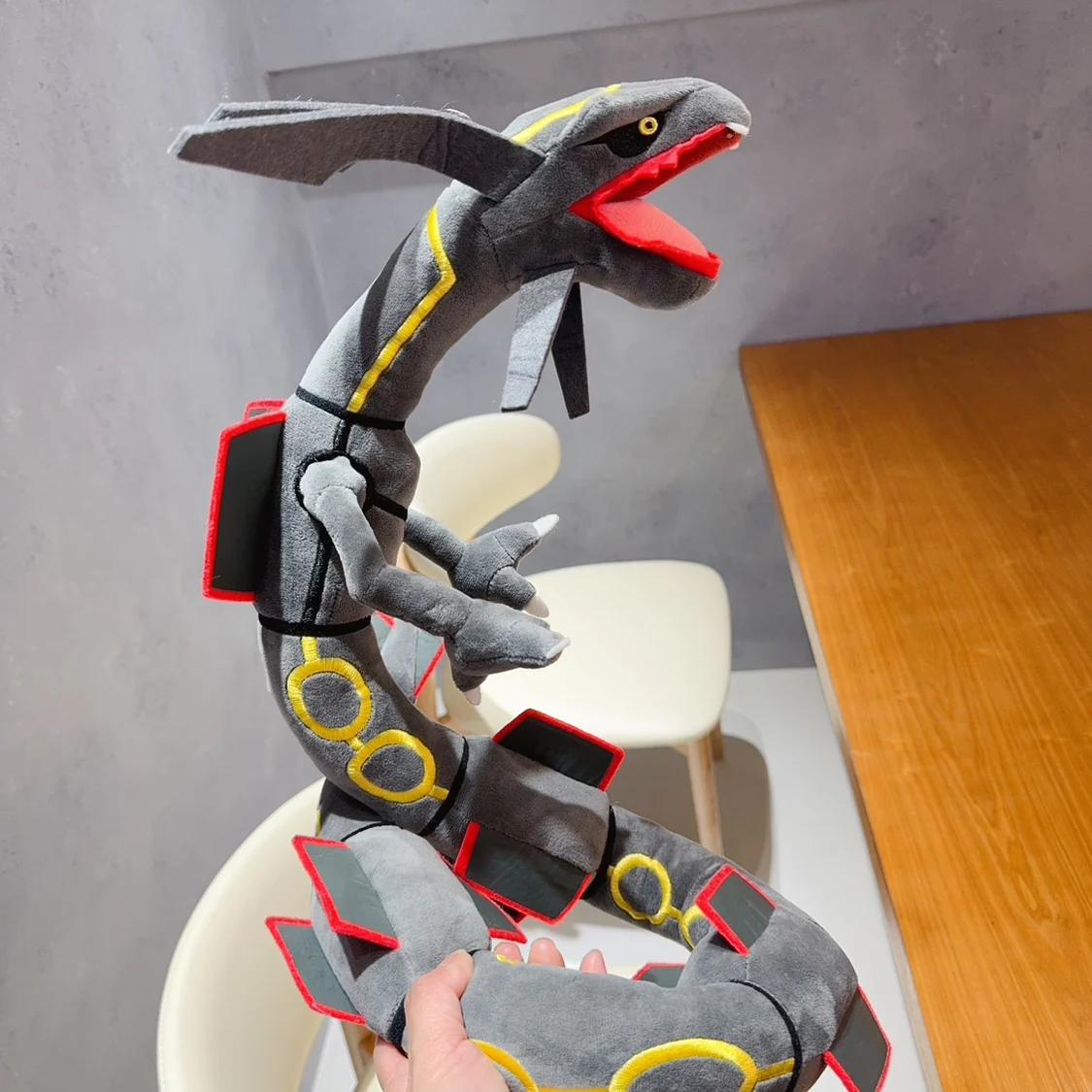 80 см блестящие плюшевые игрушки Rayquaza Pokemon Peluche Mega Rayquaza, мягкие игрушки, игра для коллекционного подарка, плюшевые игрушки Rayquaza, подарок для ребенка