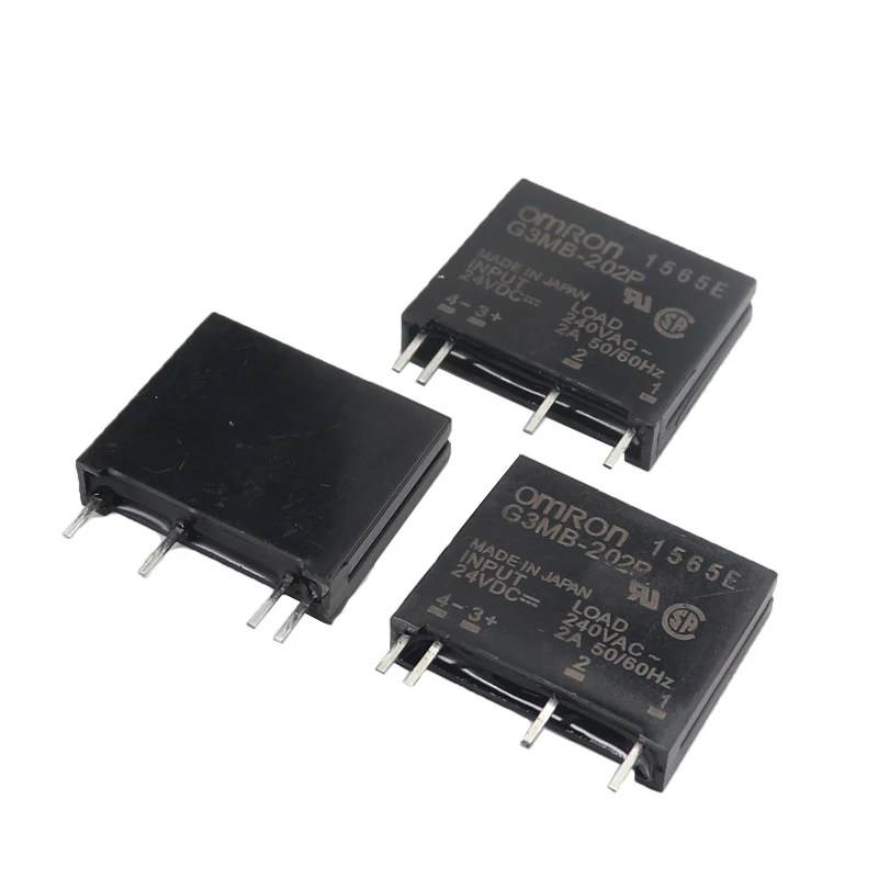 【5-1PCS】DC 5V 12V 24V Solid State Relay Module G3MB-202P PCB Mounting SIP SSR AC 240V 2A Snubber Circuit Resistor DC-AC Relay