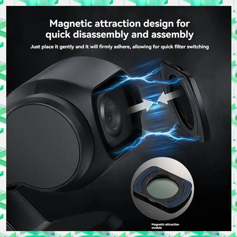 

3C Electron Magnetic ND Filter Set For DJI OSMO Pocket 3 Creator Combo Accessories Action Camera Neutral Density Filters,Magneti