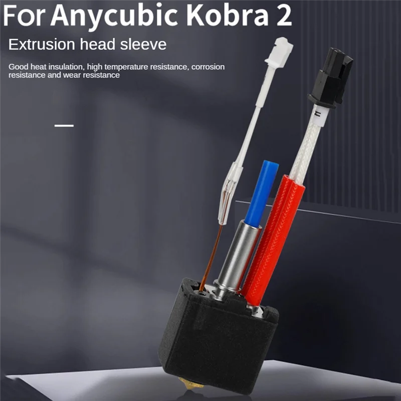 

Превосходный комплект 2 комплекта Hotend 24 В 60 Вт для Anycubic Kobra 2 Kobra 2 Neo Pro Plus Max 3D-принтер Печатающая головка Латунная насадка Простая в использовании