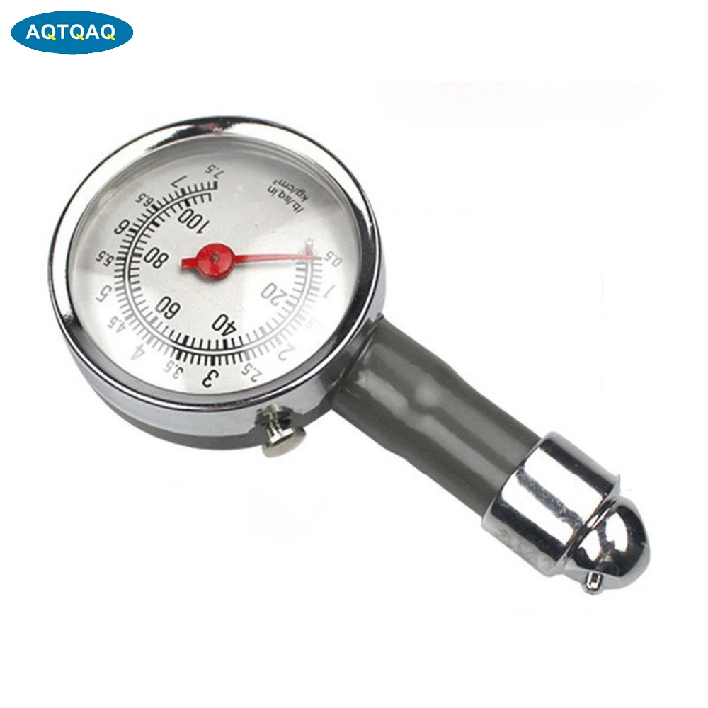 AQTQAQ Metal Car Tire Pressure Gauge AUTO Air Pressure Meter Tester Diagnostic Tool Car Tyre Air Pressure Gauge Monitoring New