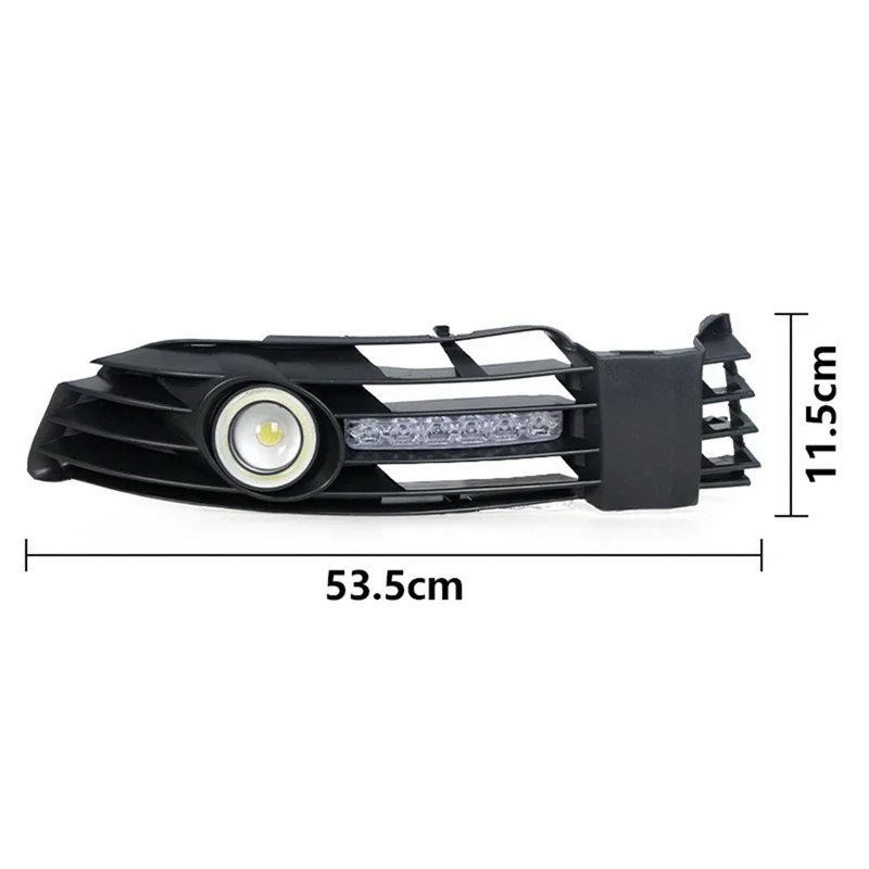 N38R_EL Rejilla de luz de circulación diurna antiniebla delantera para VW Passat B5 B5.5 00-05