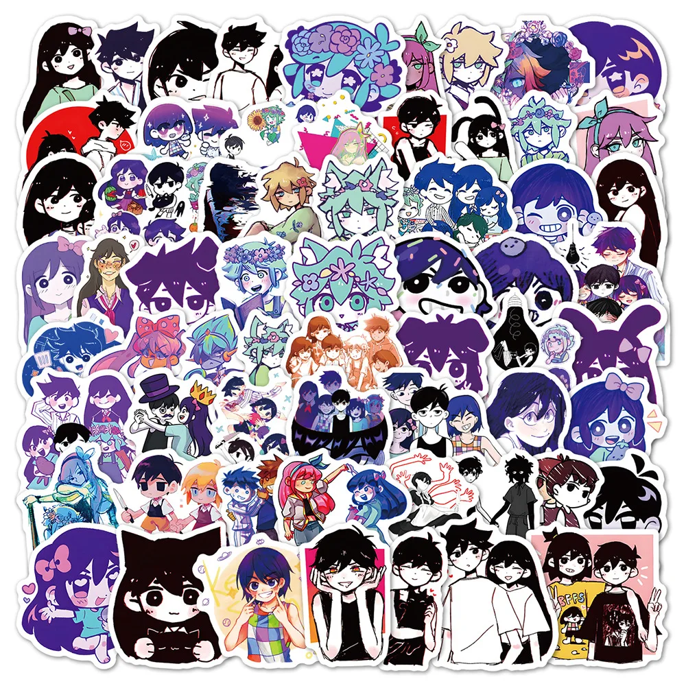 10/30/60PCS Omori Cartoon Stickers Game Originality Sticker Decoration Laptop Phone Guitar Bike Decals DIY Waterproof Kids Toy