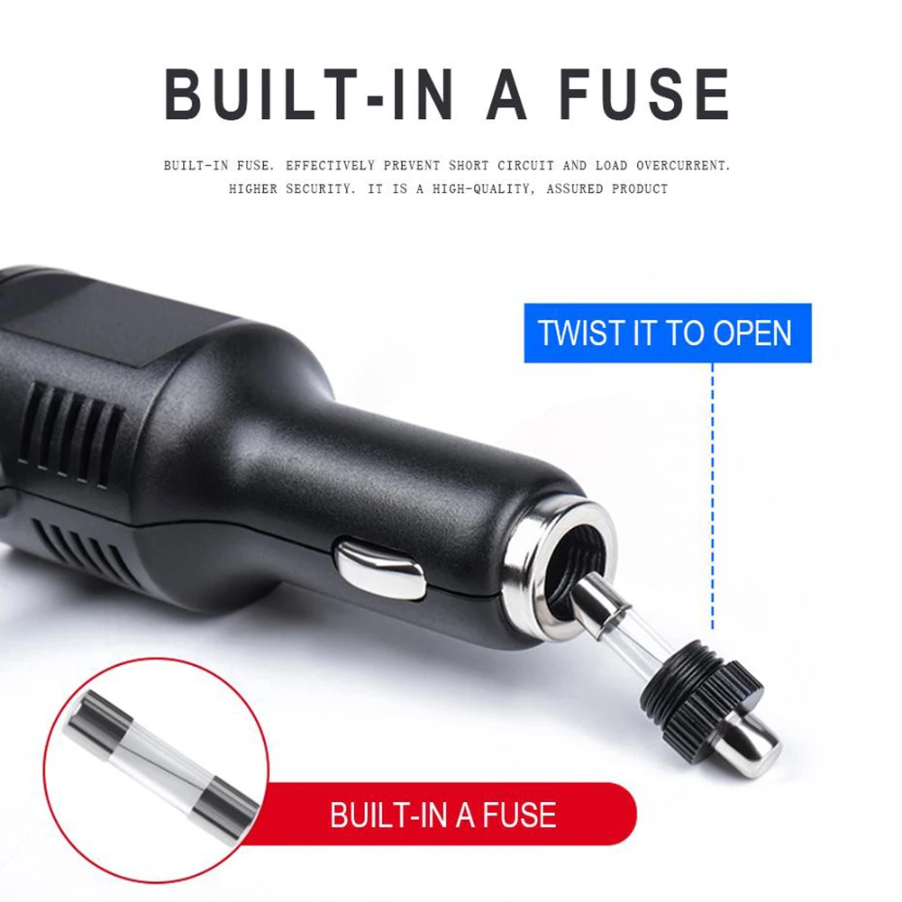 USB Car Power Adapter for Dash Cam For DVR GPS Camera with 3.5 Meter Cable Compatible with Most Vehicle Models