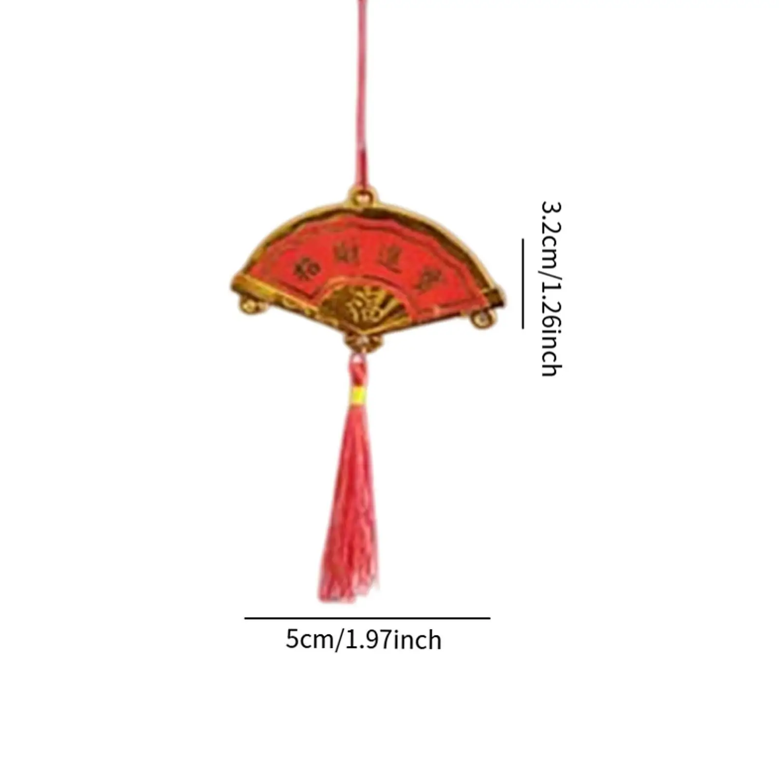 6Pcs Chinese New Year Hanging Decorations Home Decor New Year Pendants for Tree Housewarming Living Room Office Celebration