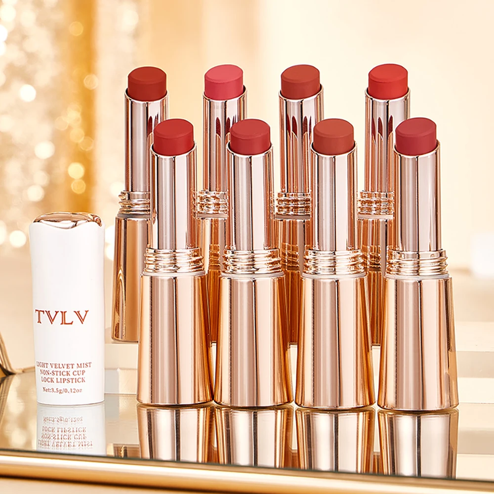 

8 Colors Matte Lipstick Waterproof Long Lasting Velvet Lip Glaze Sexy Women Lip Tint Mud Makeup Cosmetics For Women Gifts