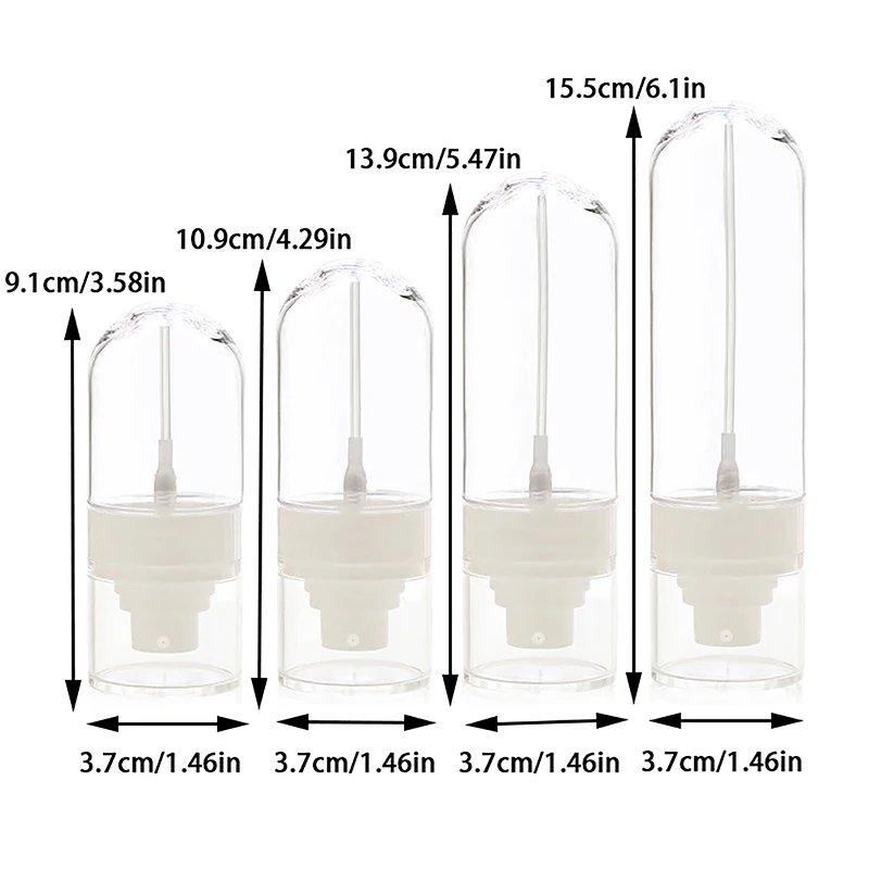 Omgekeerde Spuitflessen Transparante Lege Fijne Nevel Plastic Mini Reisfles Hervulbare Vloeistofcontainers Make-Up Tool Salon