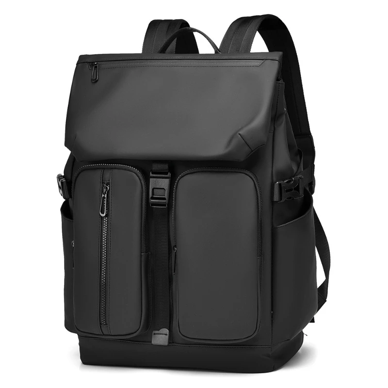 Business Commuter Backpack for Men Waterproof Casual Laptop Bag Flip Cover Design Travel Bag Business Trips Clothing Storage