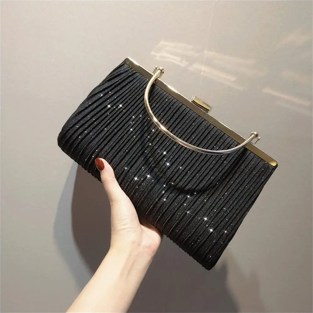 Luxy Moon Women Handbag Luxury Apricot Evening Clutch Bag Party Chain Shoulder Bag Female Sequin Wedding Purse Bag